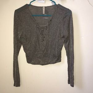LF Glittery Top